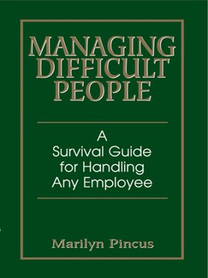 cover image of Managing Difficult People